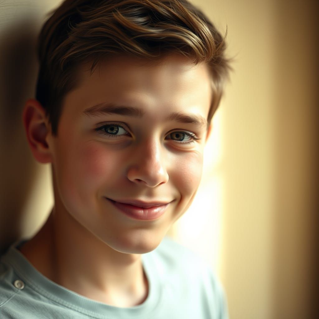 Bashful Gentleman in Warm Light