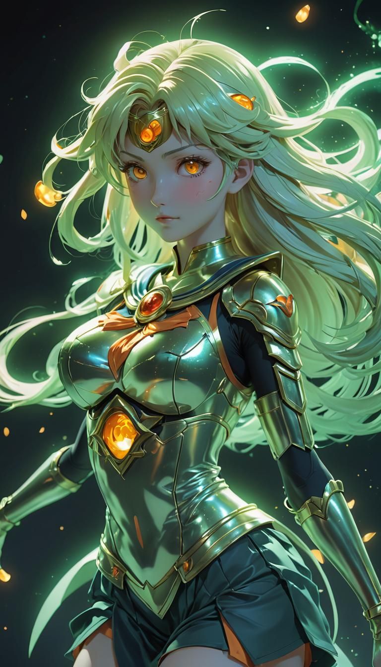 Sailor Greed of the Orange Lantern Corp, manga version