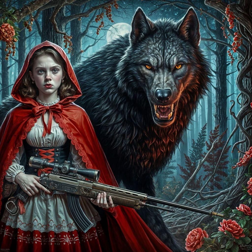 Little Red Riding Hood and Domesticated Werewolf
