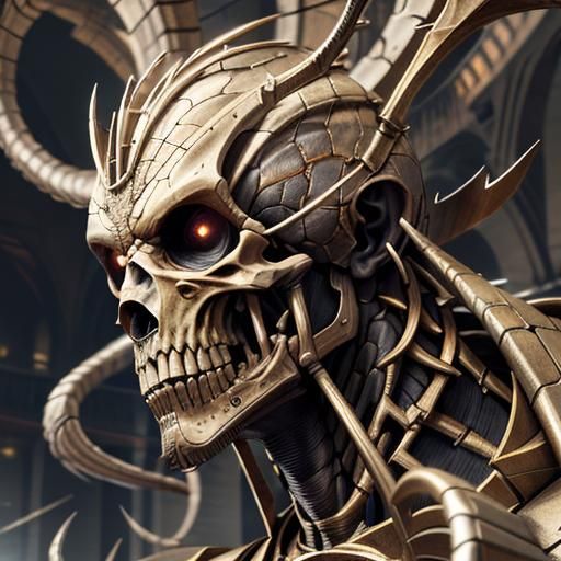 Detailed Coypu Skull Anatomy: Hyperrealistic Digital Art