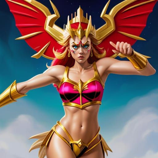 Surreal Eternia Goddess Wears Provocative Undergarments