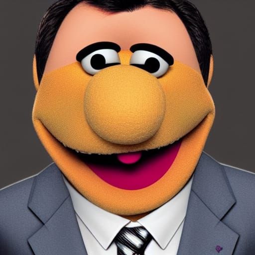 Jimmy Kimmel as a Muppet Character