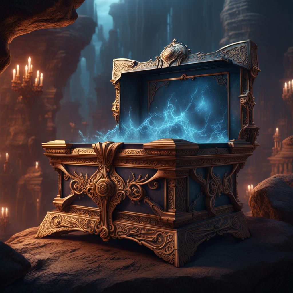 Pandora's Box: Detailed Matte Painting in Deep Color