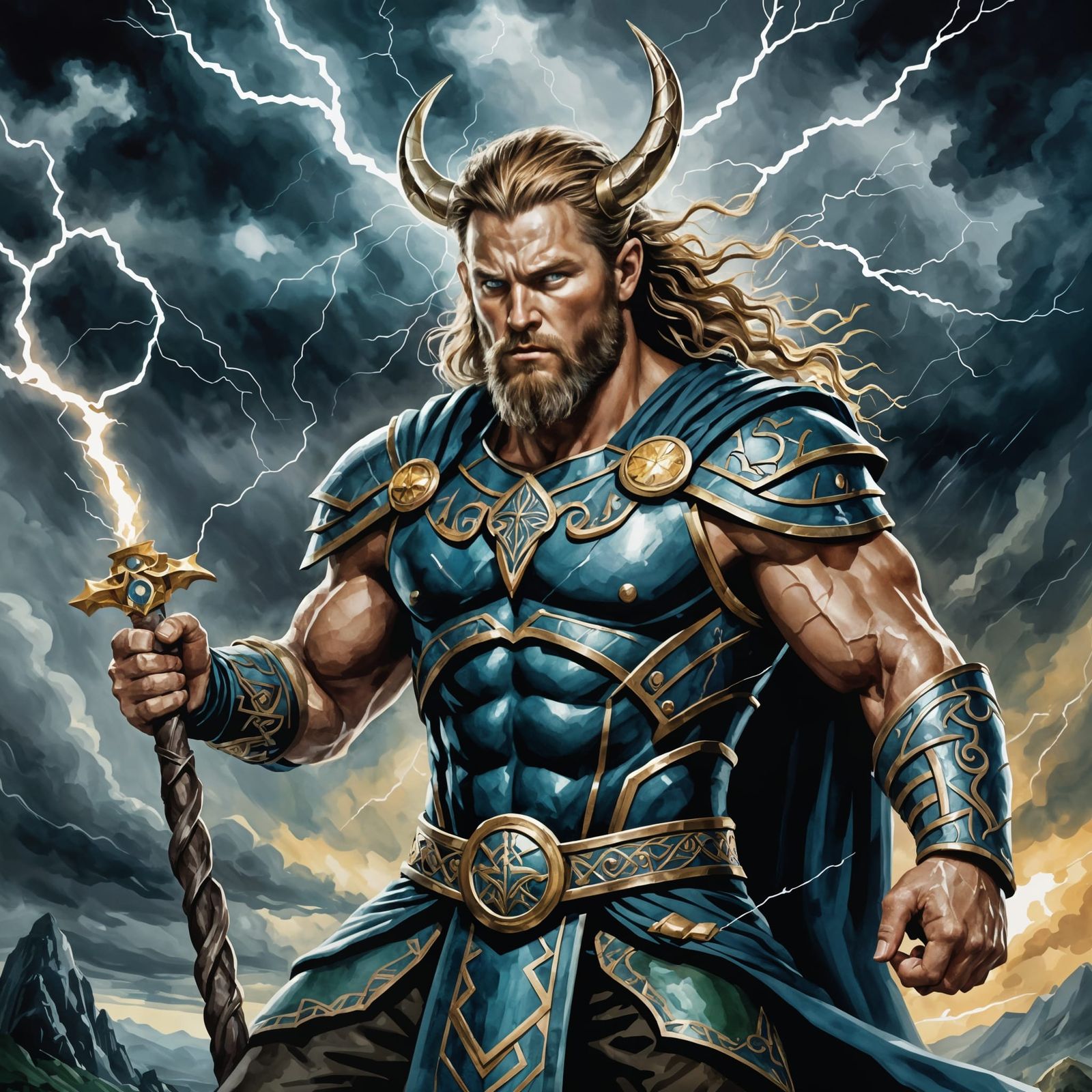 'Taranis' ~ the Celtic God of Thunder