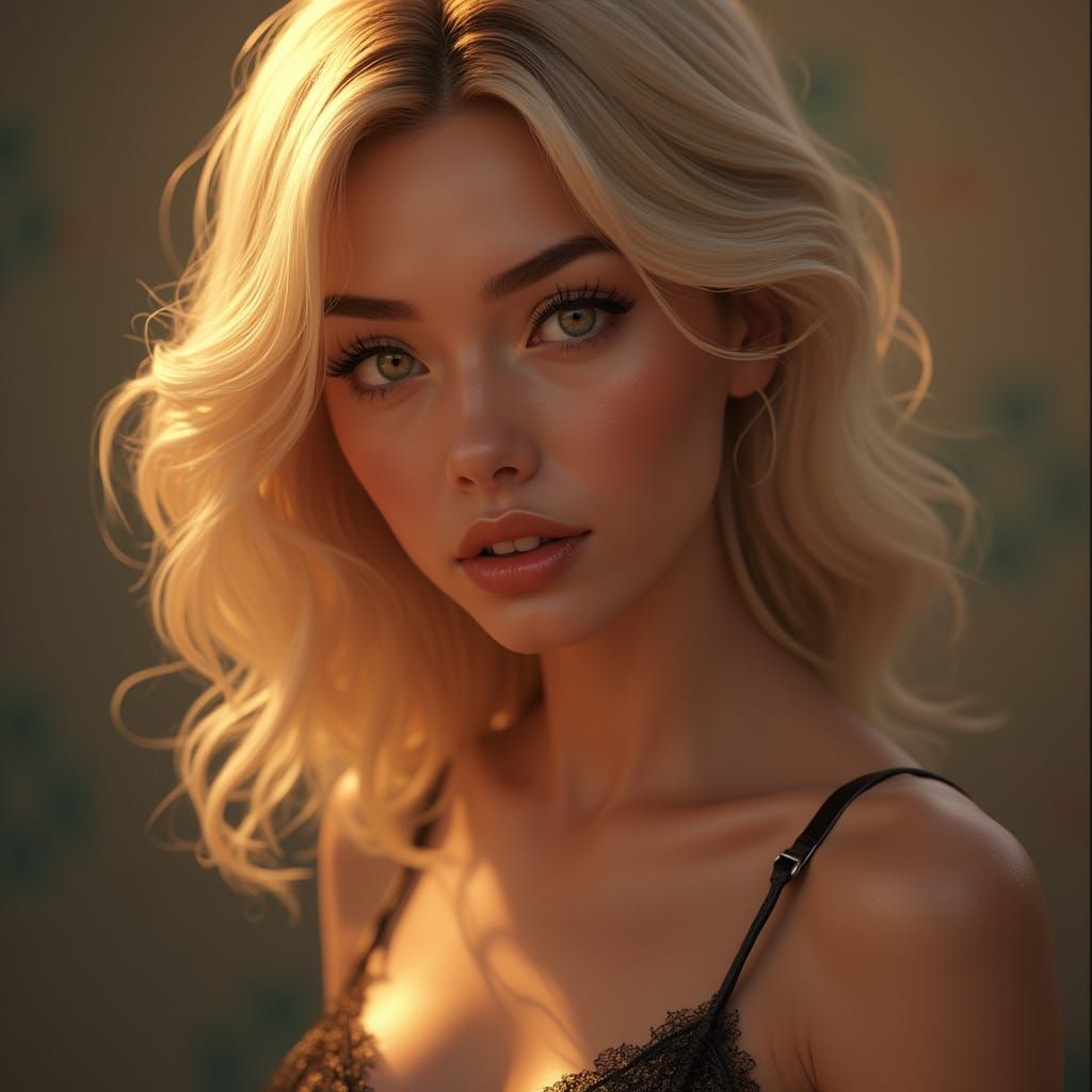 Confident Beauty in Luxurious Hues