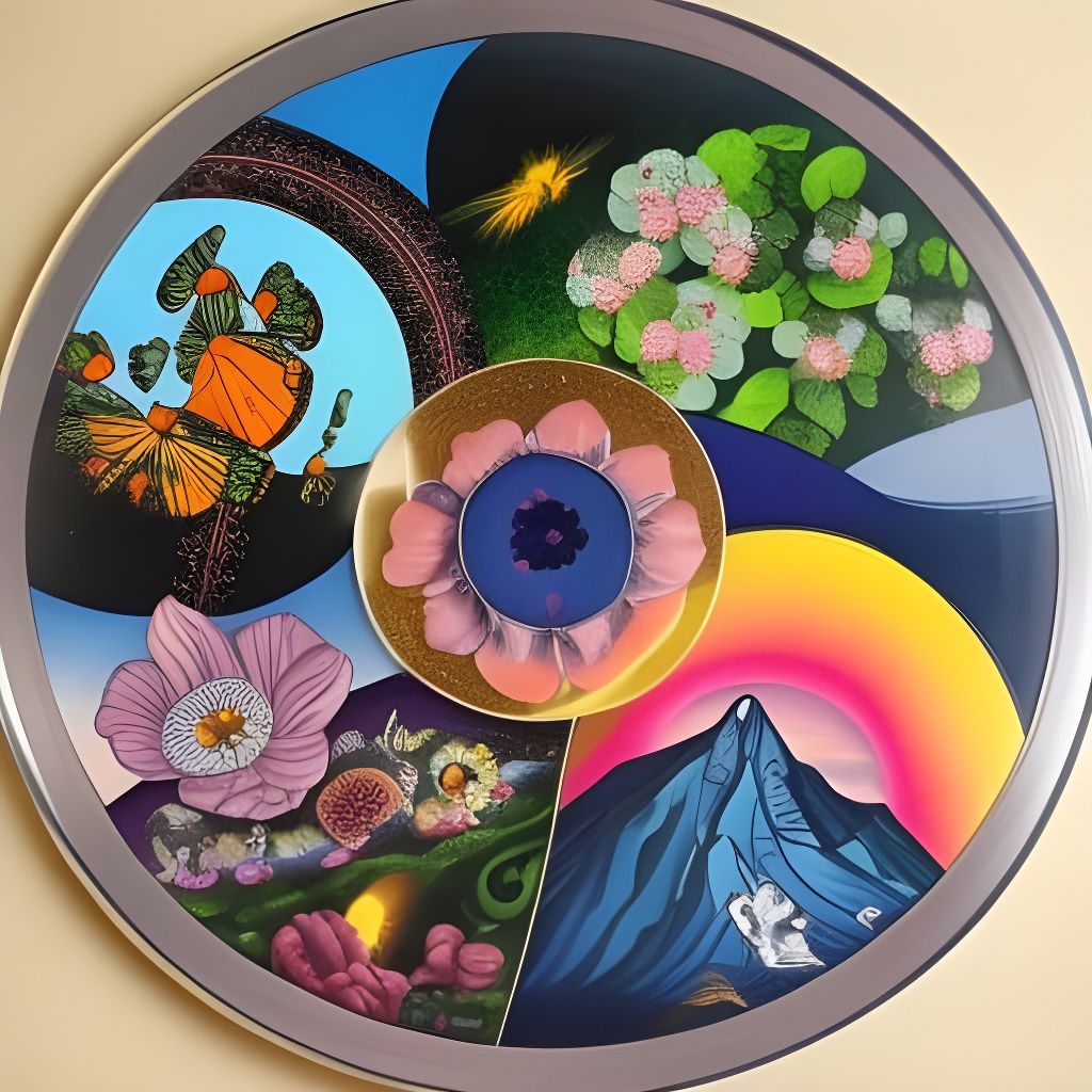 Elemental Crystal Glass: Photorealistic Sci-Fi Concept Art