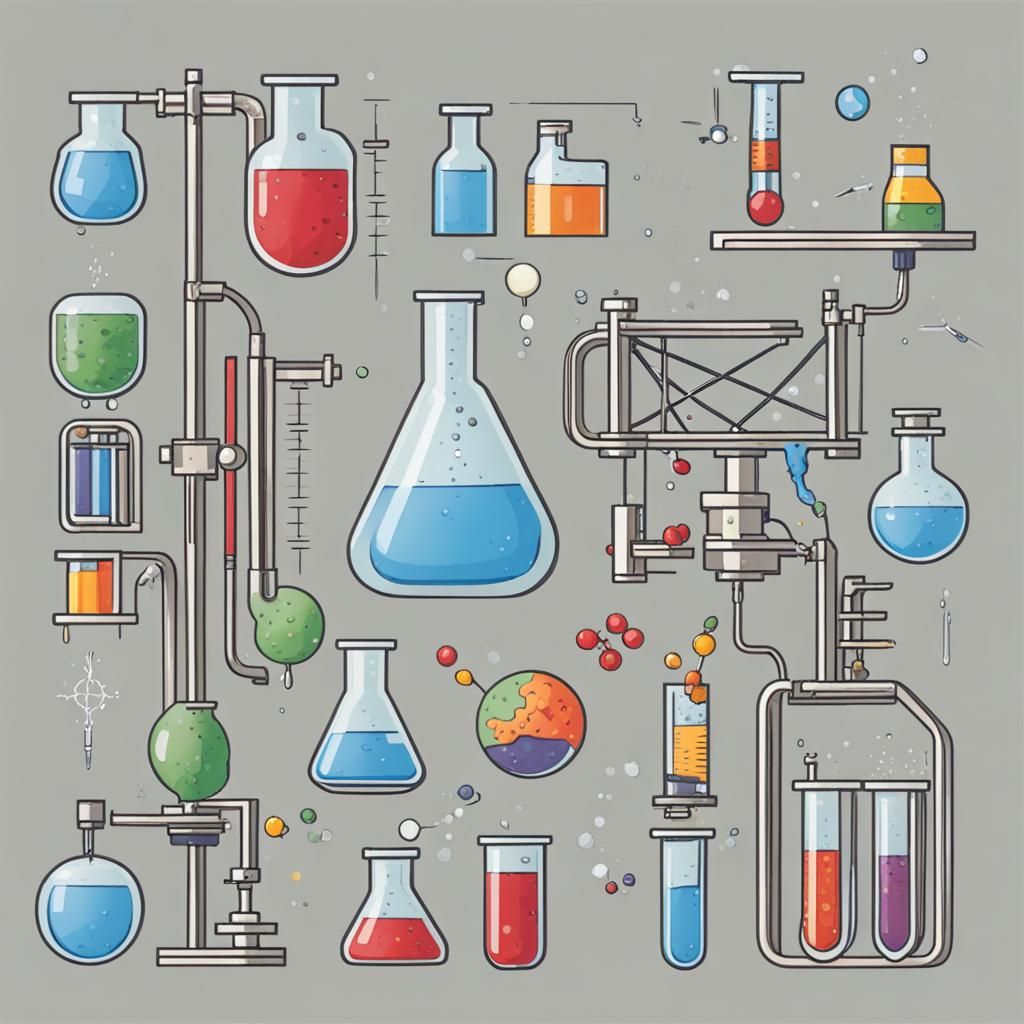 AI Generated Image of Basic Science Concept