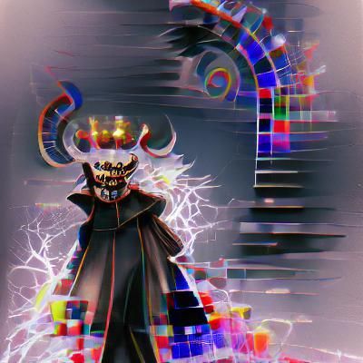 Conceptual God of Madness Portrait