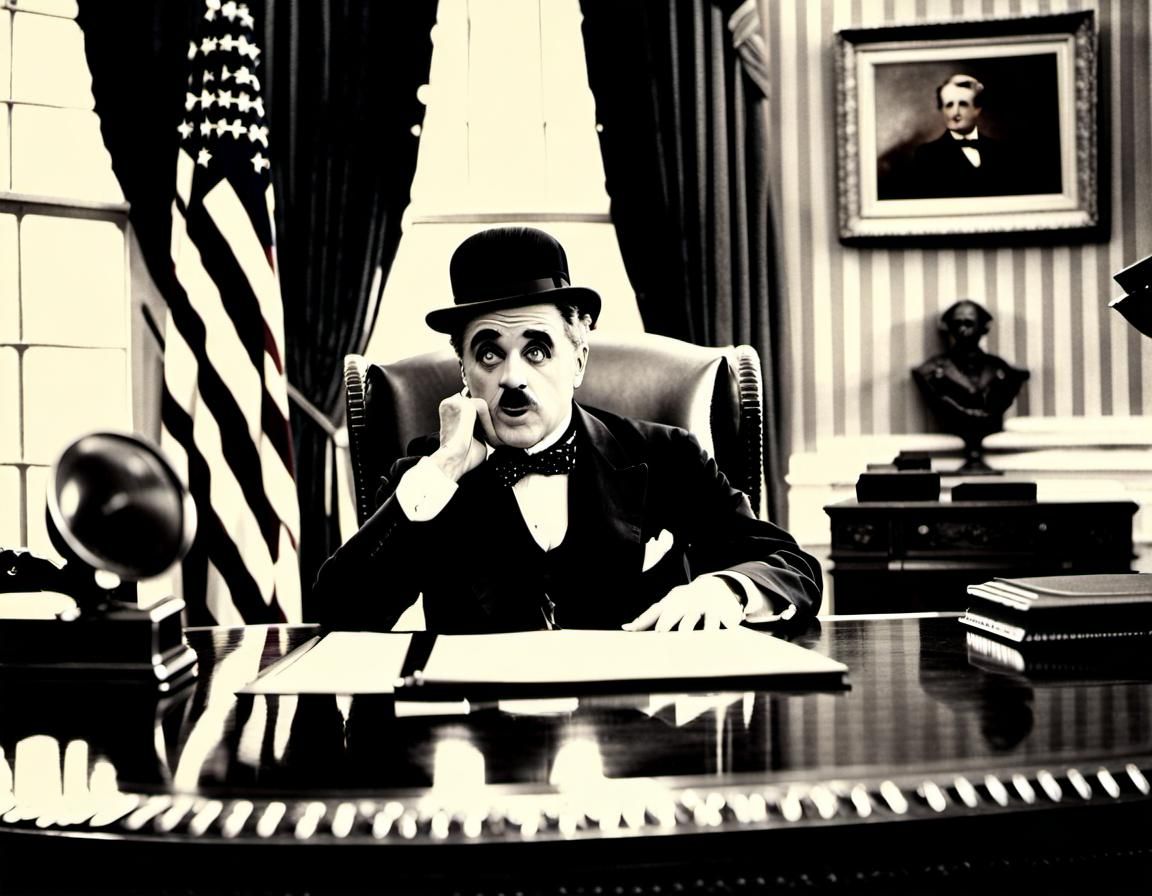 Charlie Chaplin wins the 1928 Presidential Election