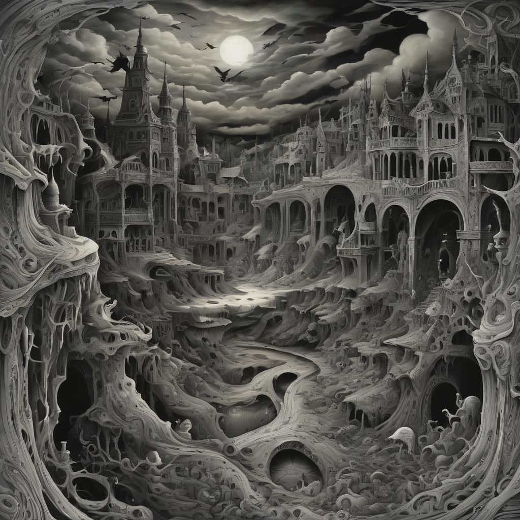 Surreal Grimdark Shadowrealm Nightmare