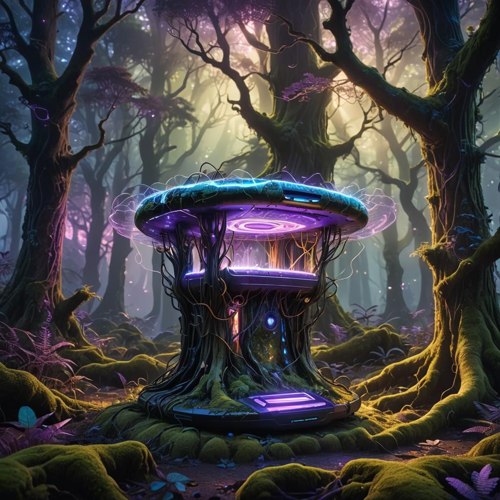 Mystical Forest Illuminated by Ultimate Wi-Fi Router