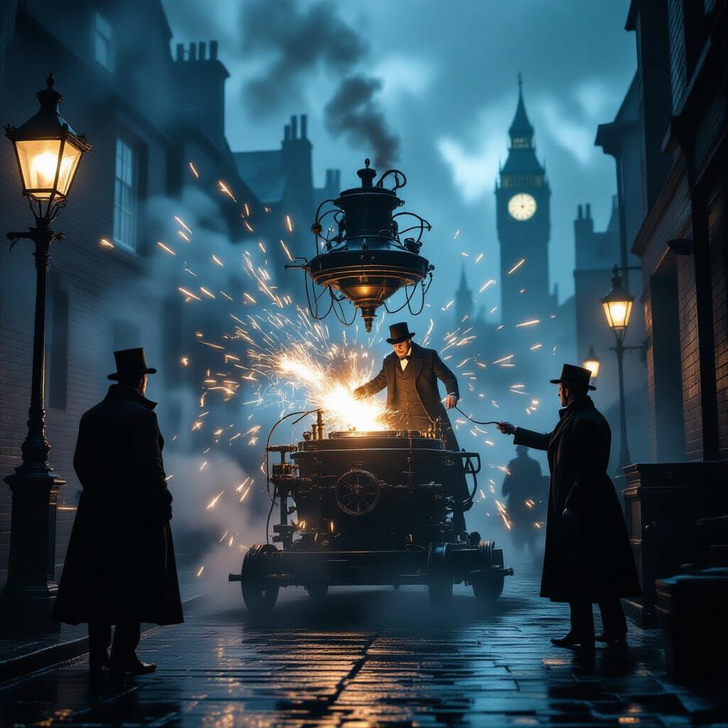 Gothic London Confrontation: Lovecraft, Holmes, and West wit...