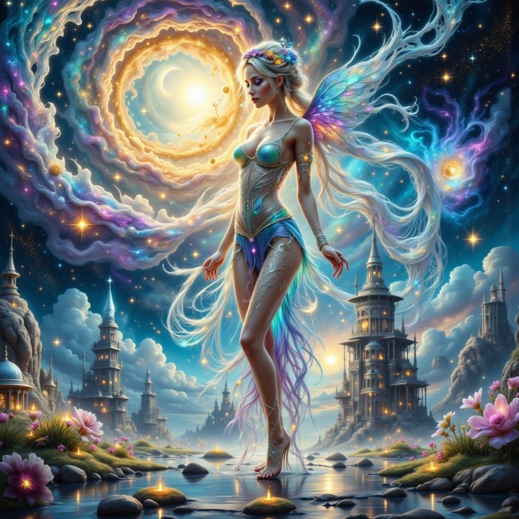 Dreamy Goddesses on Translucent Highway