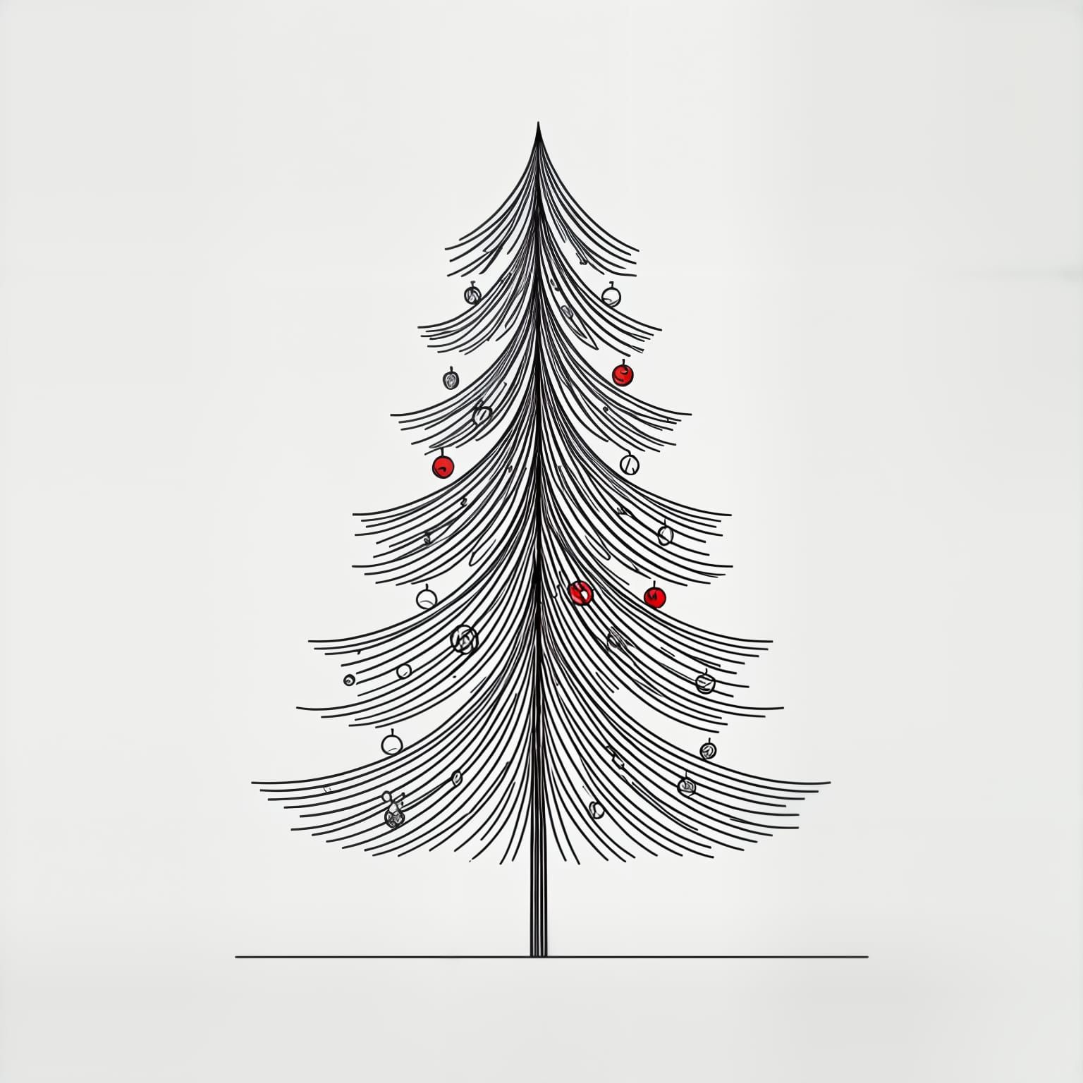 Simplistic Christmas Tree Rendering
