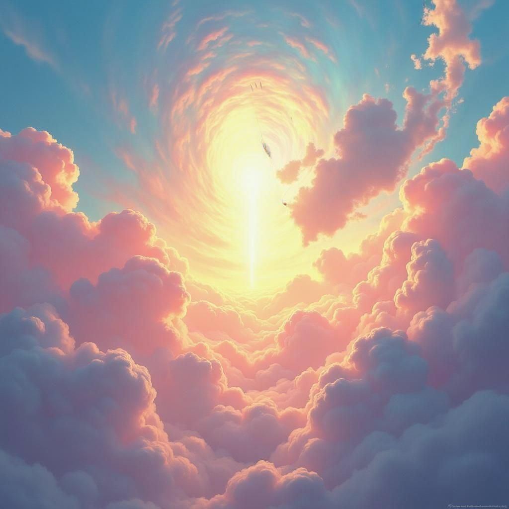 Angels in Cosmic Skies: A Heaven Afterlife