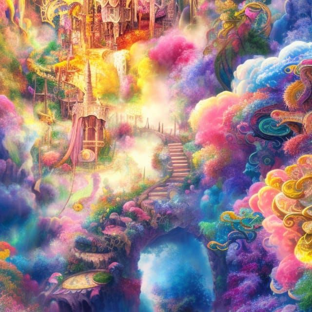 Epic Candyland Wonderland: A Digital Matte Painting