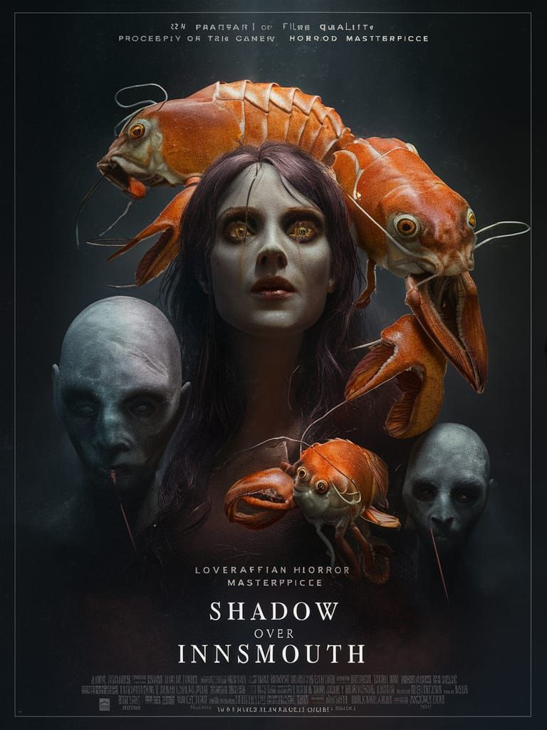 Shadow Over Innsmouth: Lovecraftian Horror Movie Poster