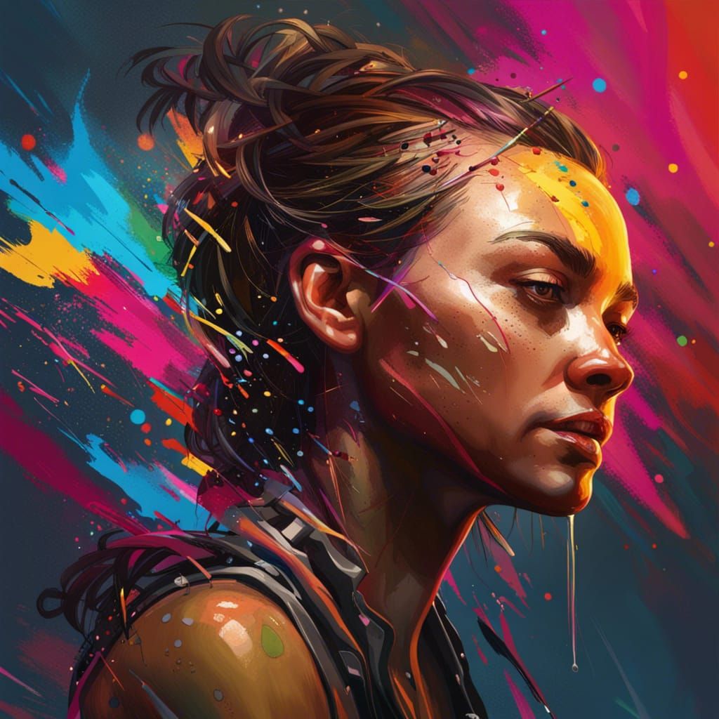 Hyperrealistic Portrait of Sabnock in Splash Art Style