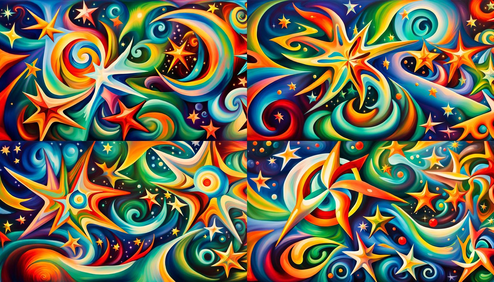 Iridescent Stars in Electro Magnetic Jelly Plasma Maelstrom