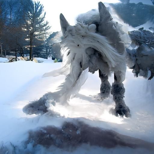 Snowstorm Wolf: Wilderness Made of Blizzard
