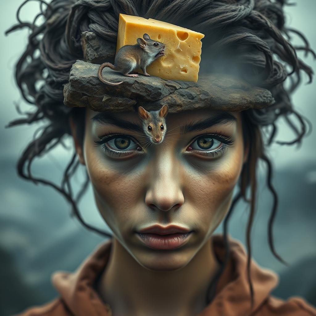 Giant Mouse Feast: A Cinematic Portrait