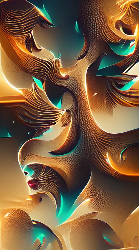 Art Deco Fractal in 8K Resolution