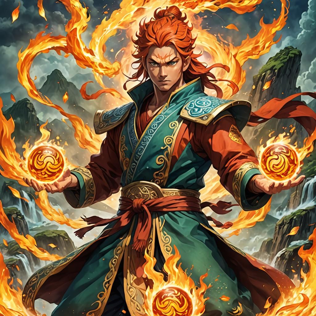 Elemental Forces: A Conceptual Digital Art Piece