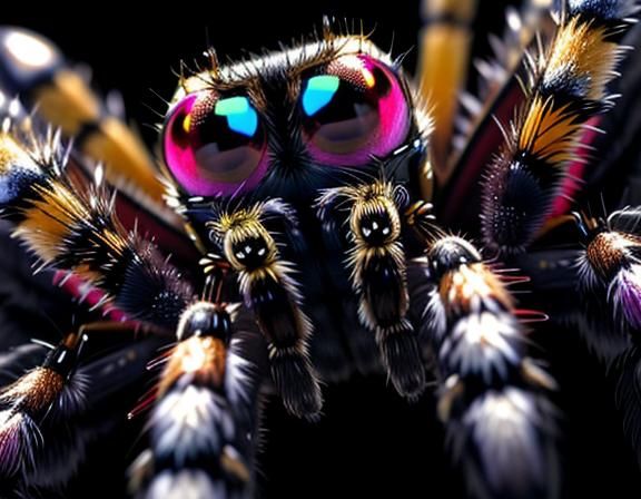 Spider with puppy eyes