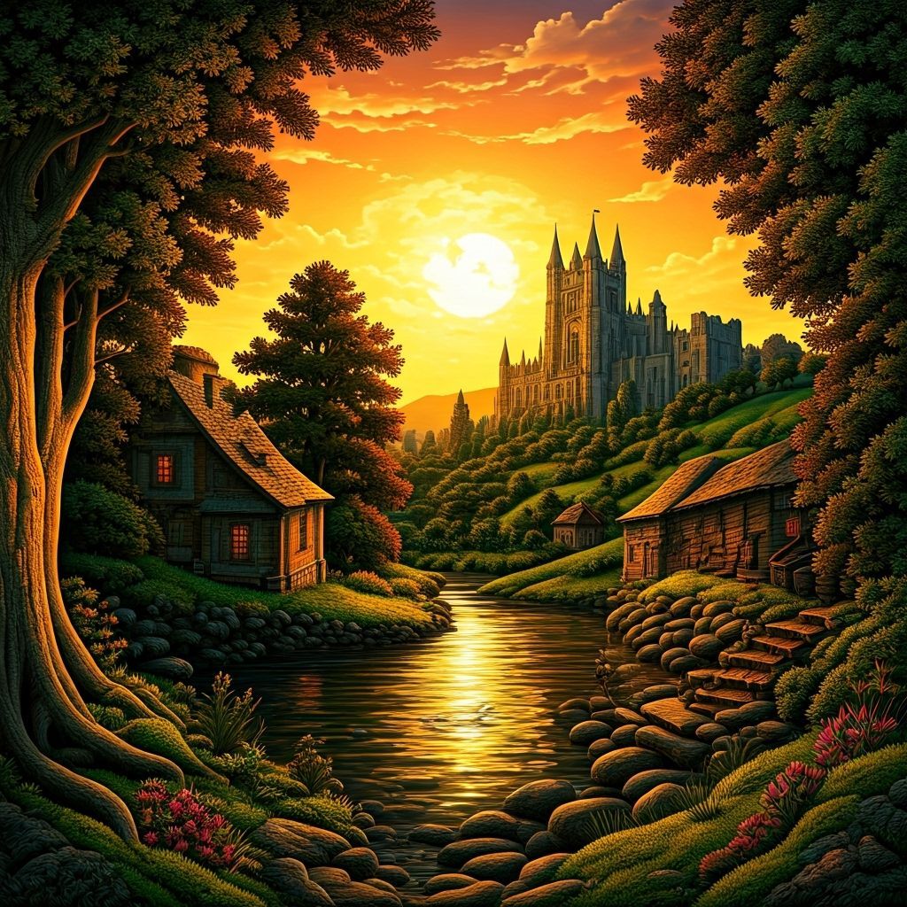 Abstract Figures Embrace Life's Joy