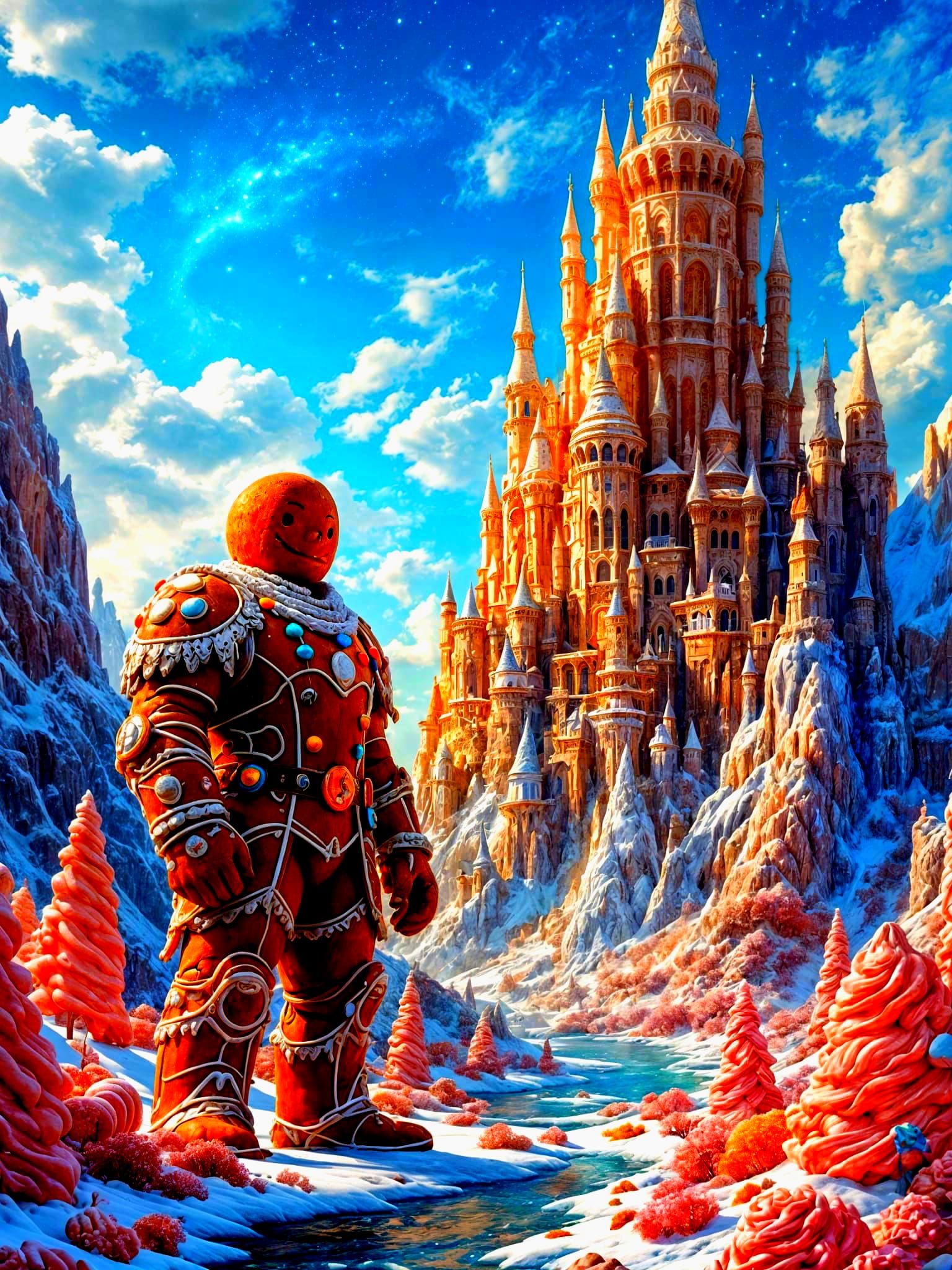 Gingerbread Guardian at Rock Candy Castle