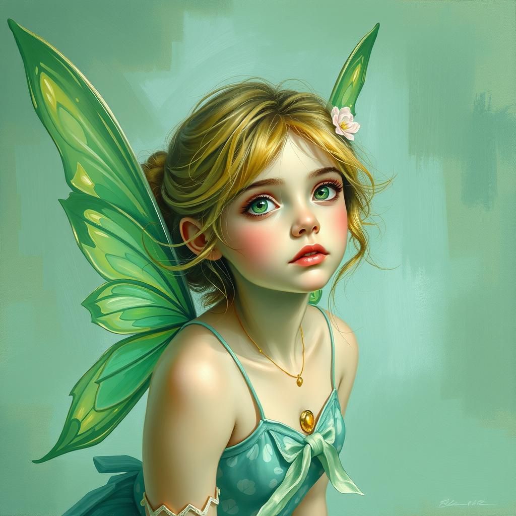 Redemption of a Fairy: Oil Painting Masterpiece