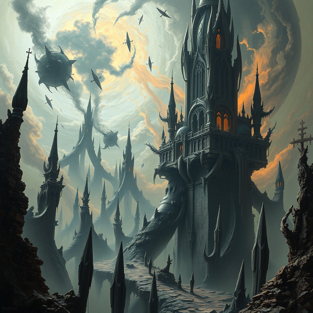 Surreal Realm of Eerie, Gothic Chaos