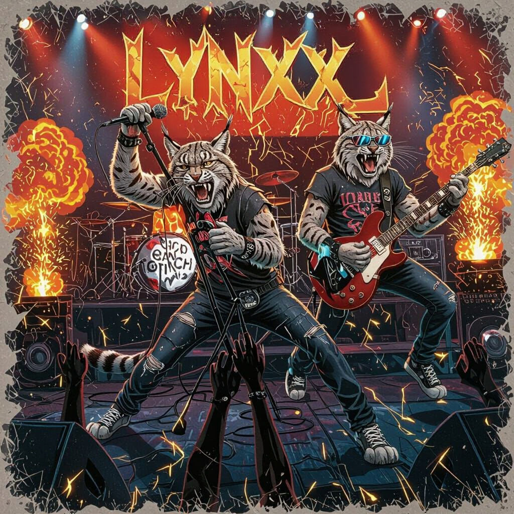 Lynx Rock Stars in Fiery Concert Performance