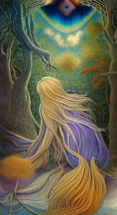 Surreal Talisman Keepers in Motion: Fairytale Art