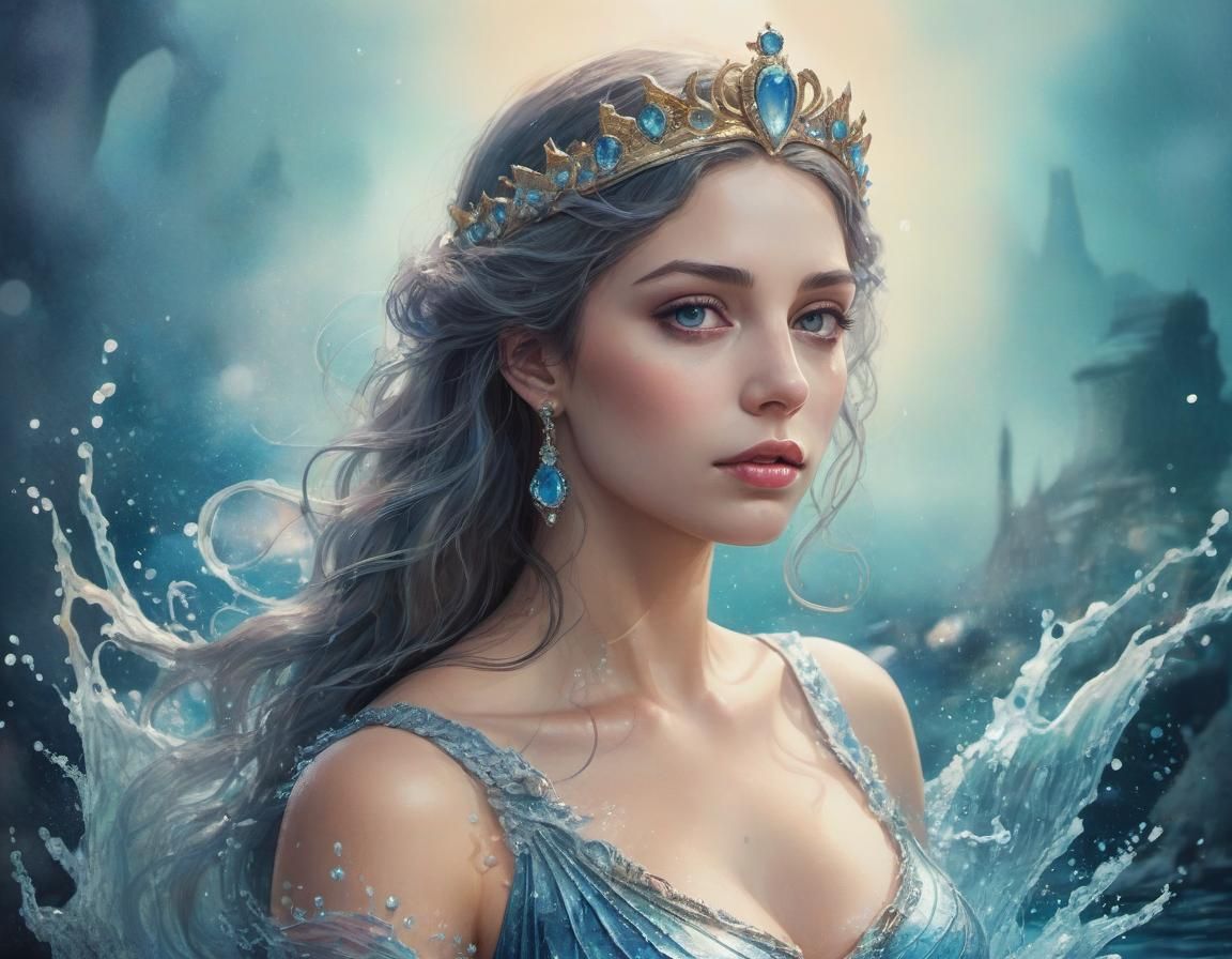 The queen of water Amphitrite
