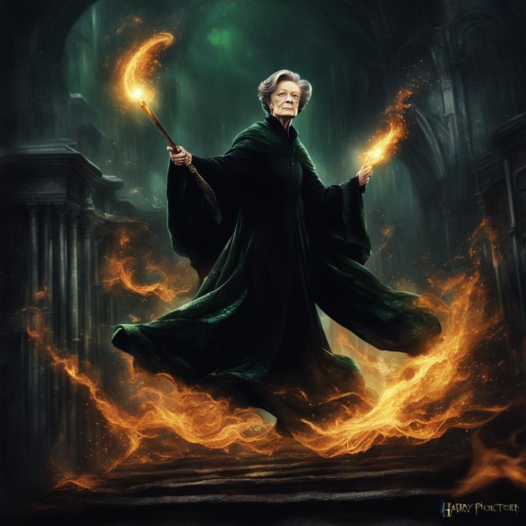 Minerva McGonagall's Dark Transformation: A Fantasycore Sorc...