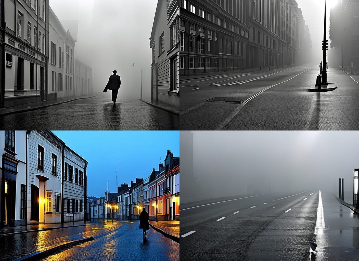 City Noir: Dark Streets in Classic Film Style