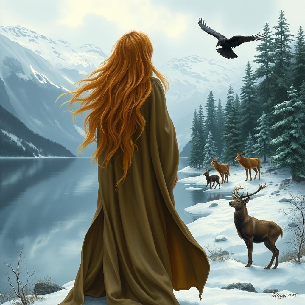 Nordic Singer's Song Echoes Through Fjord