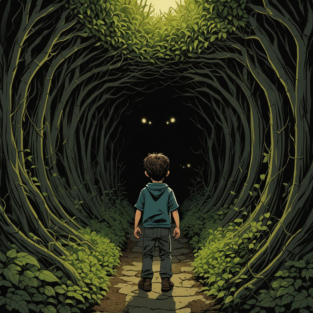 Threatening Hedge Maze Creates Claustrophobia