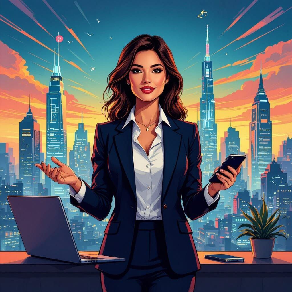 Digital Marketing Explained: Cityscape Presentation