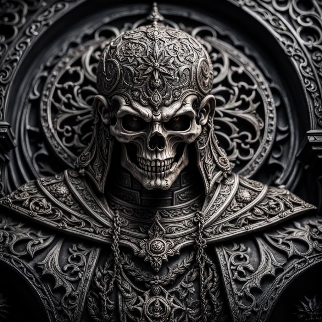 Hyperrealistic Dhampir Portrait with Intricate Details