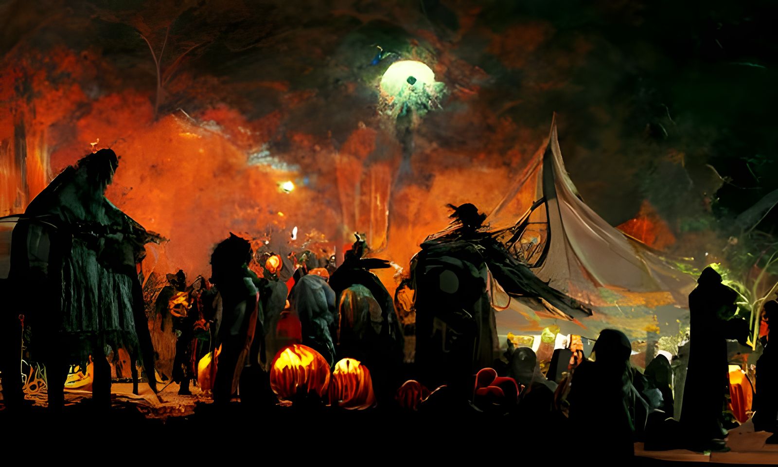 Halloween Town Festival in Doré Style