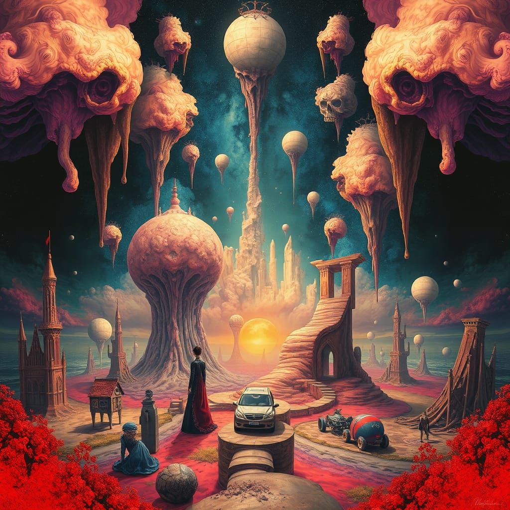 Surrealist Elysium of Eerie Beauty