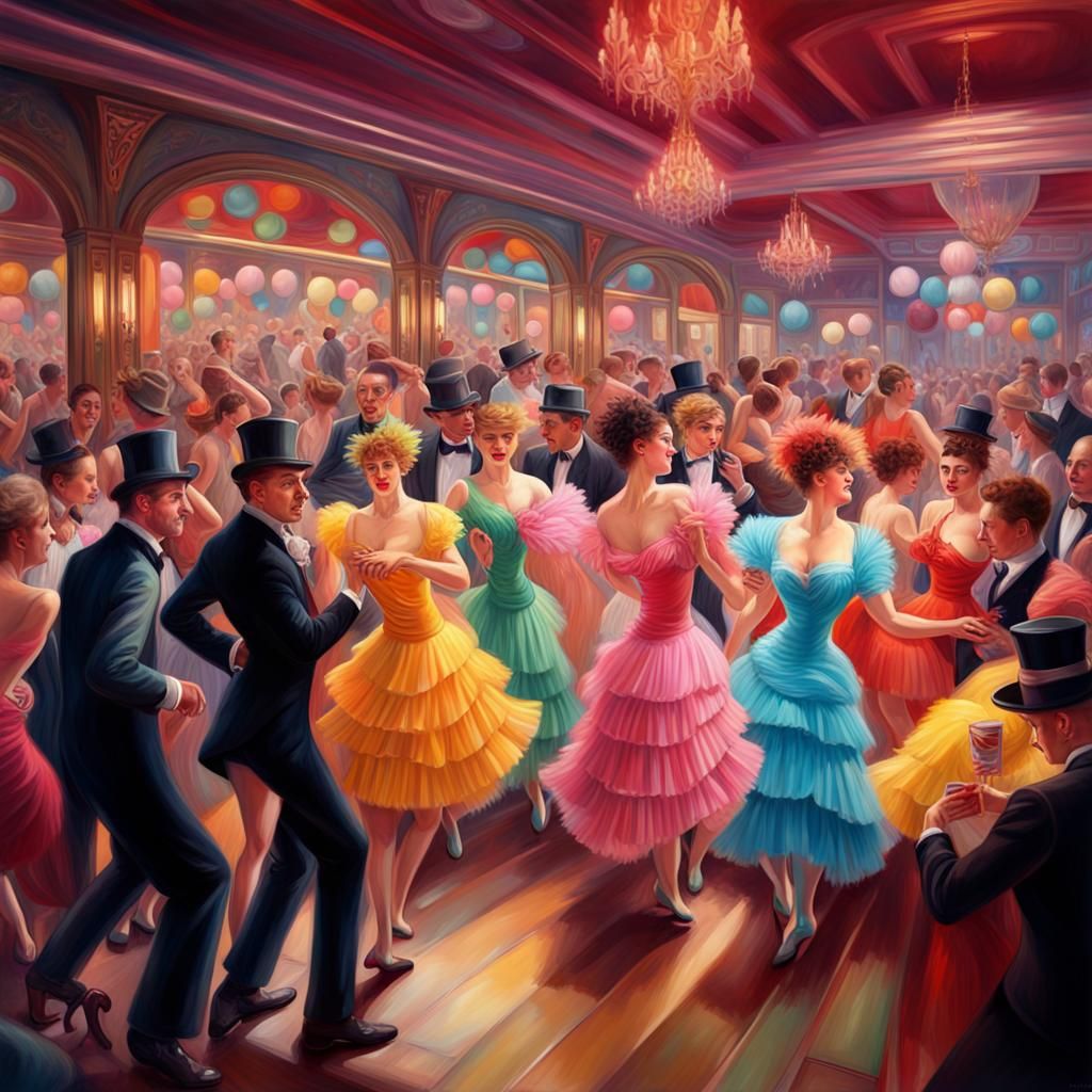 1910 French nightclub