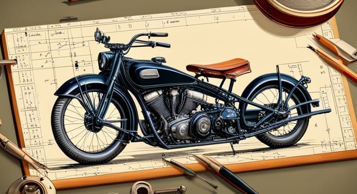 Vintage Motorcycle Design