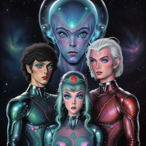 Vintage Science Fiction Characters 07