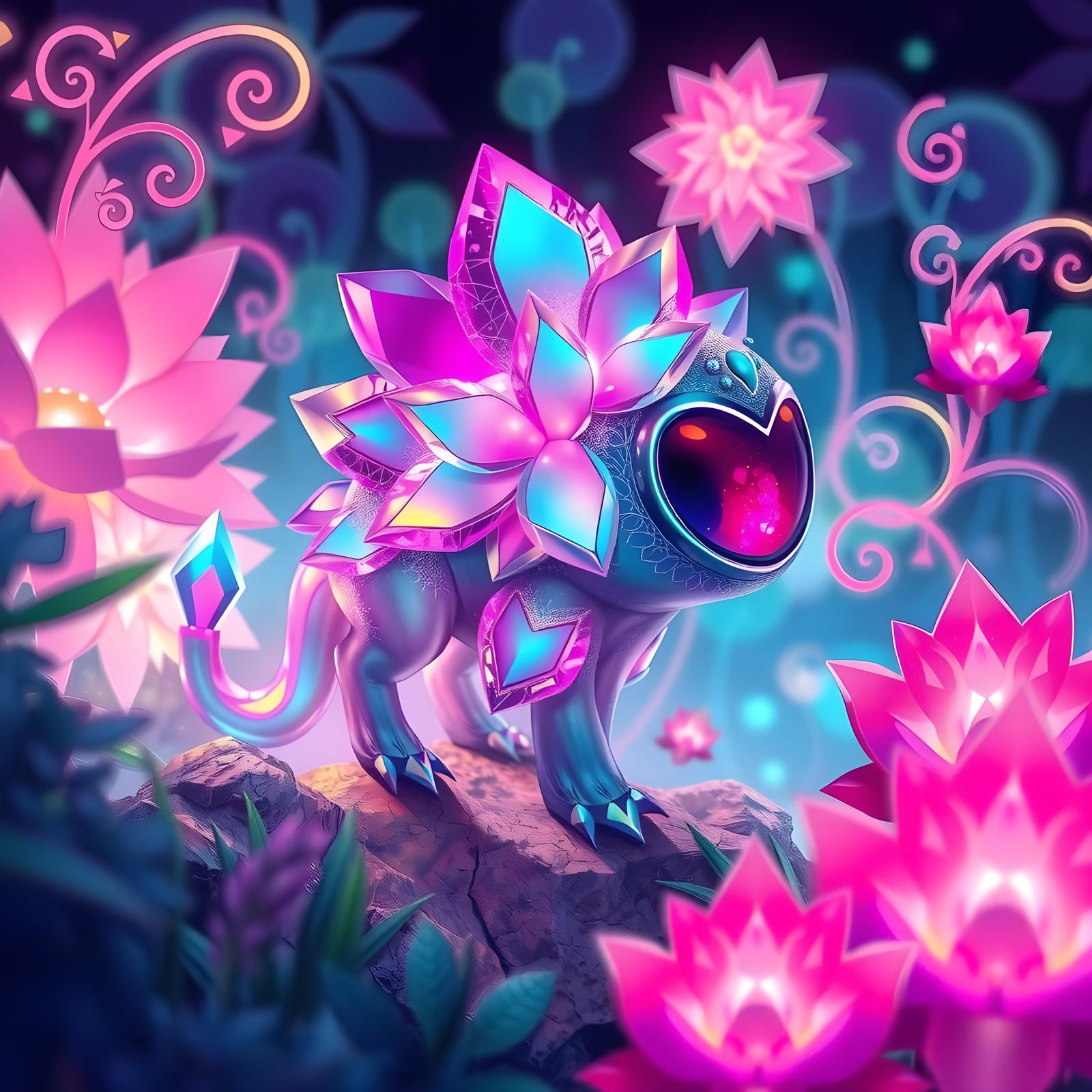 Glowing Prism Berry Creature