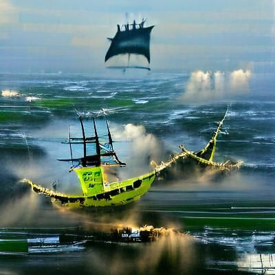 The Flying Dutchman: Ghost Ship at Sea