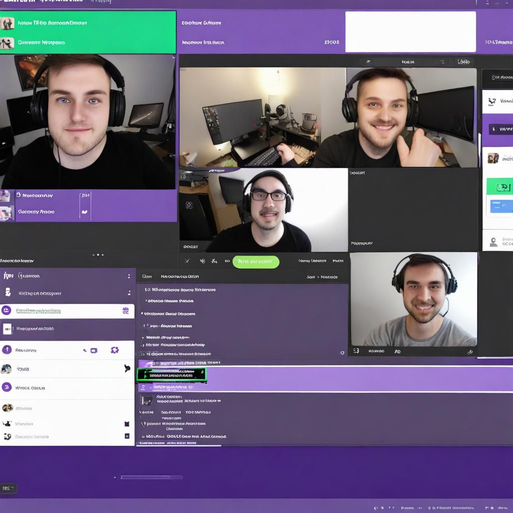 Twitch Webcam Streamer Generated by AI