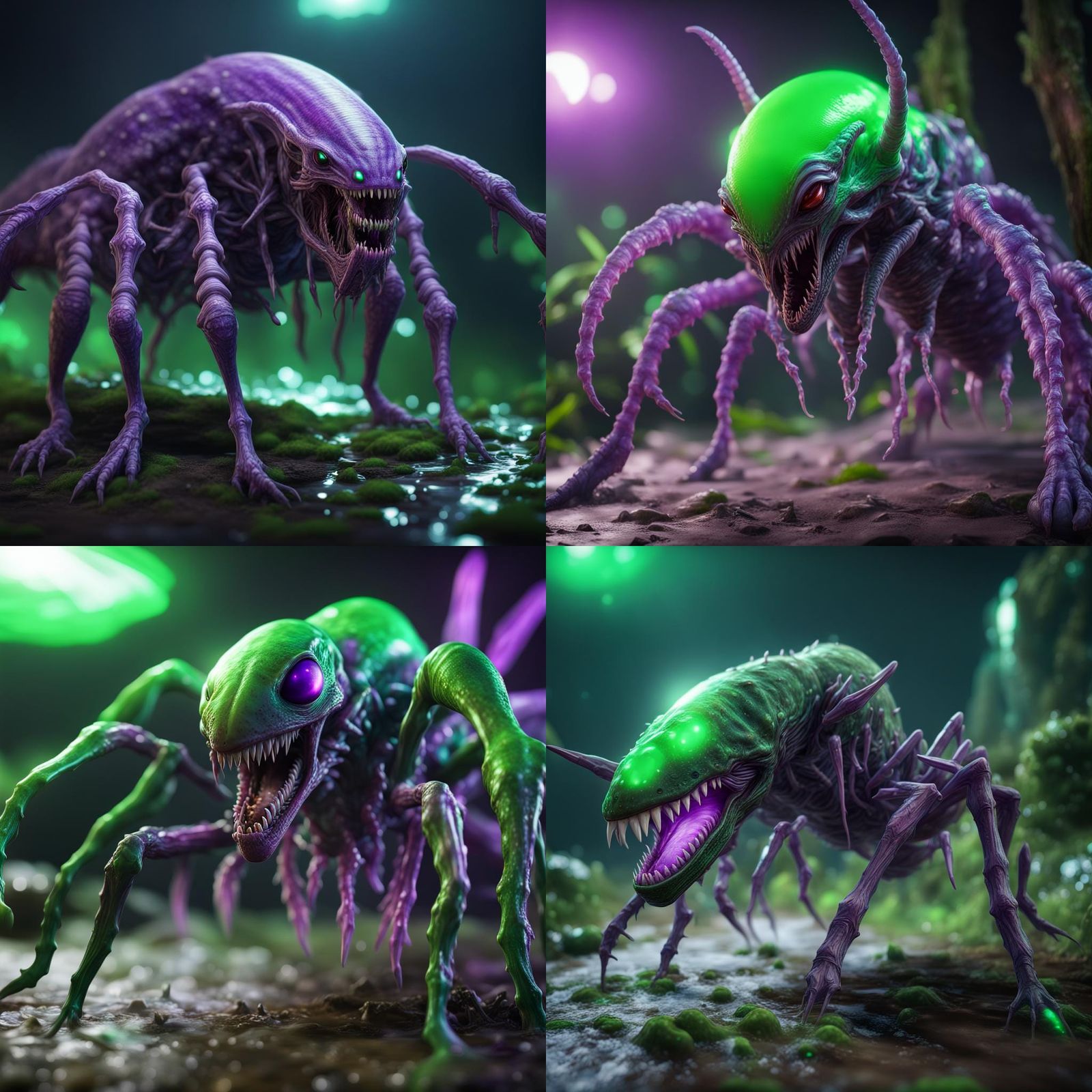 Detailed Xeno Insect on Alien World